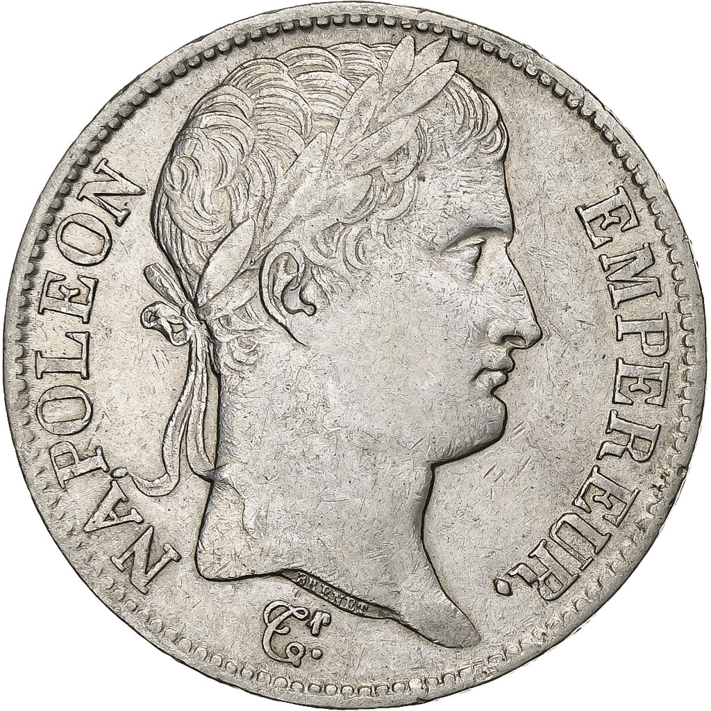 Francia, 5 Francs, Napoléon I, 1809, Lille, Argento, BB, KM:694.16