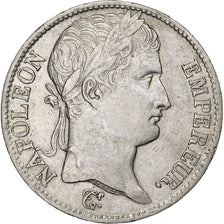 Francia, 5 Francs, Napoléon I, 1809, Lille, Argento, BB, KM:694.16