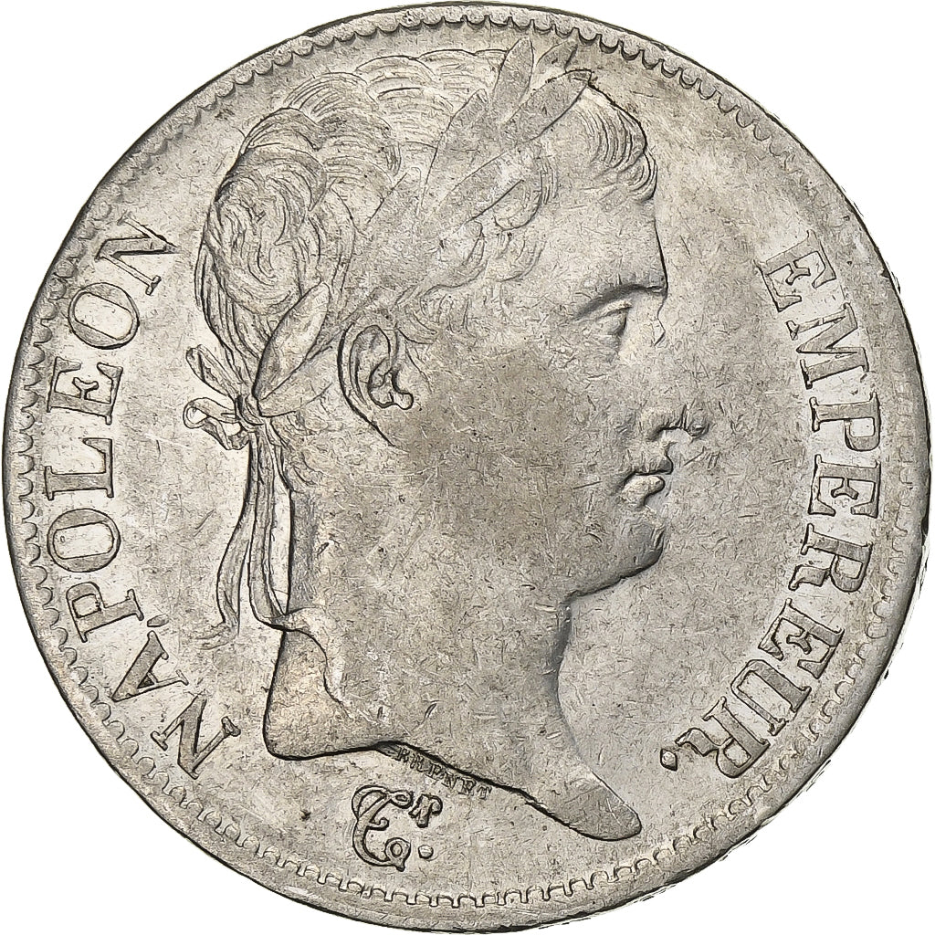 France, 5 Francs, Napoléon I, 1813, Lyon, Silver, EF(40-45), KM:694.5