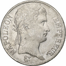 France, 5 Francs, Napoléon I, 1813, Lyon, Silver, EF(40-45), KM:694.5