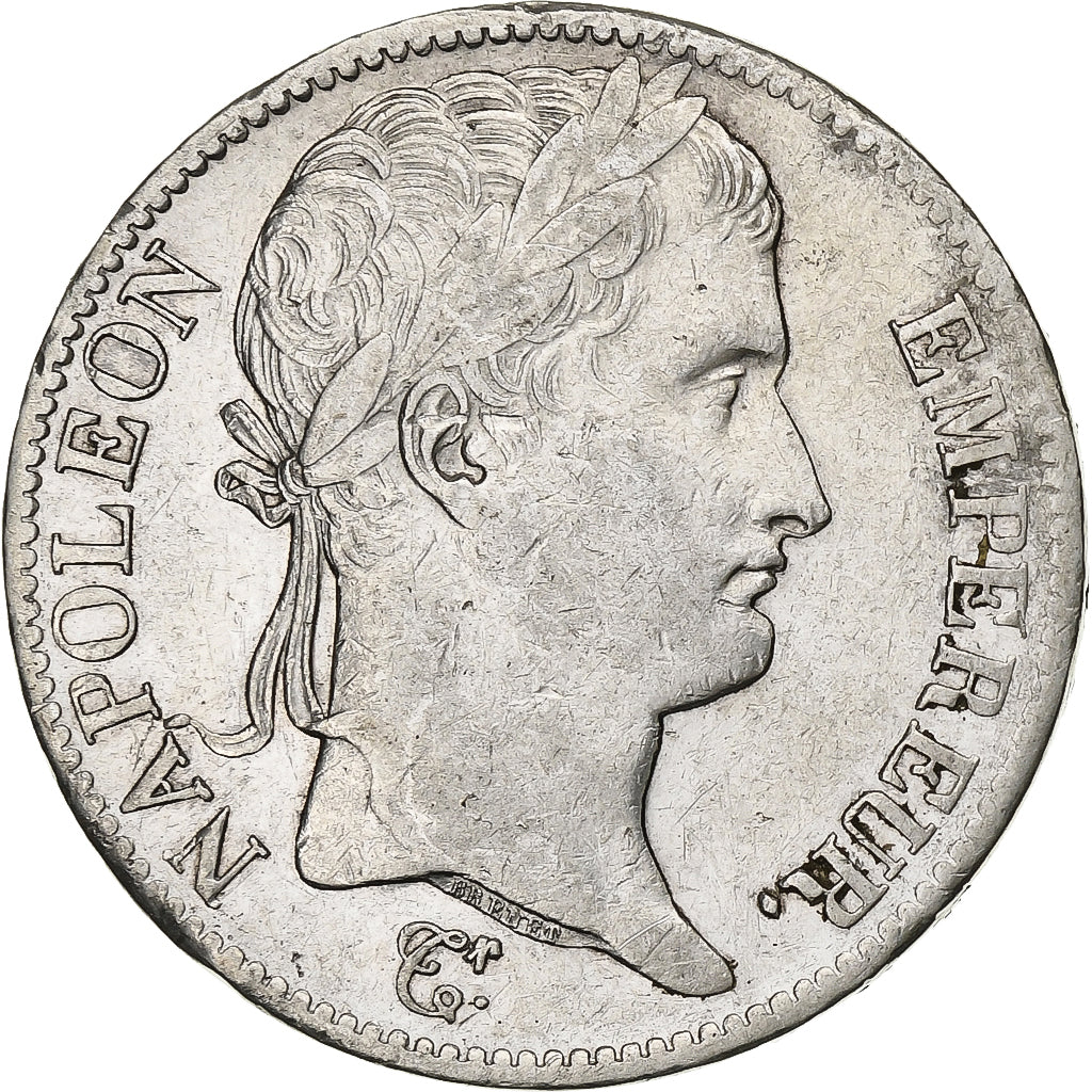 France, 5 Francs, Napoléon I, 1813, Marseilles, Silver, EF(40-45), KM:694.11