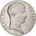 Francia, 5 Francs, Napoléon I, AN 13, Paris, Argento, MB+, KM:662.1