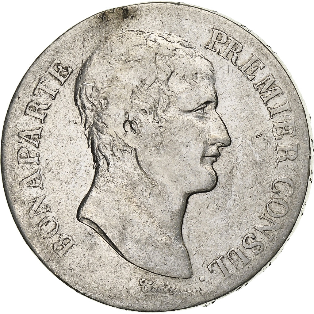 France, 5 Francs, An XI, Paris, Argent, B+, KM:650.1
