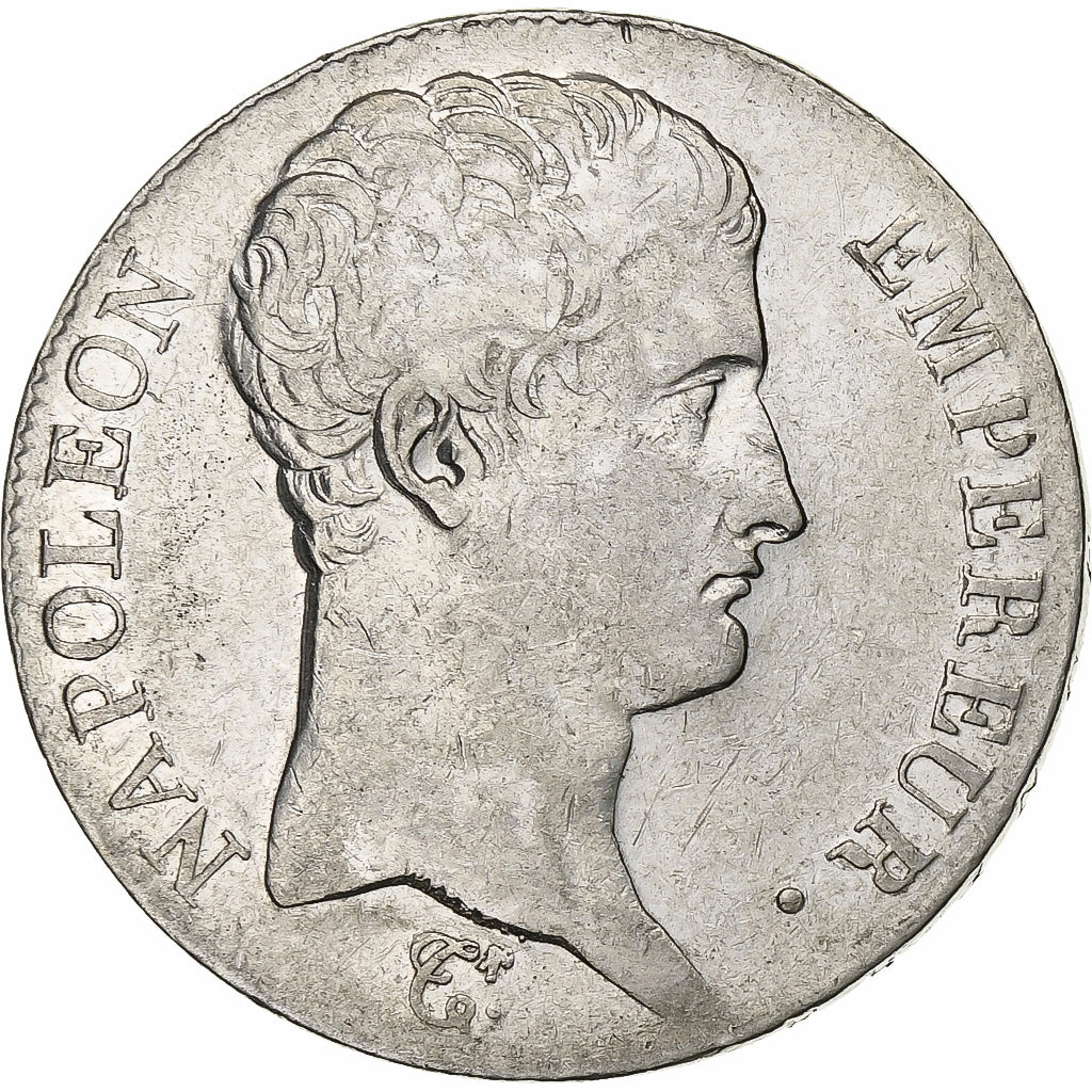 France, 5 Francs, Napoléon I, AN 13, Paris, Silver, VF(30-35), KM:662.1
