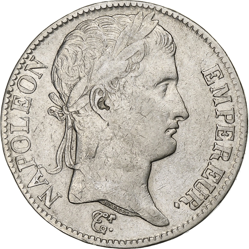 France, 5 Francs, Napoléon I, 1812, Perpignan, Silver, VF(30-35), KM:694.12