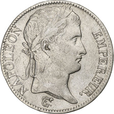 France, 5 Francs, Napoléon I, 1812, Perpignan, Silver, VF(30-35), KM:694.12