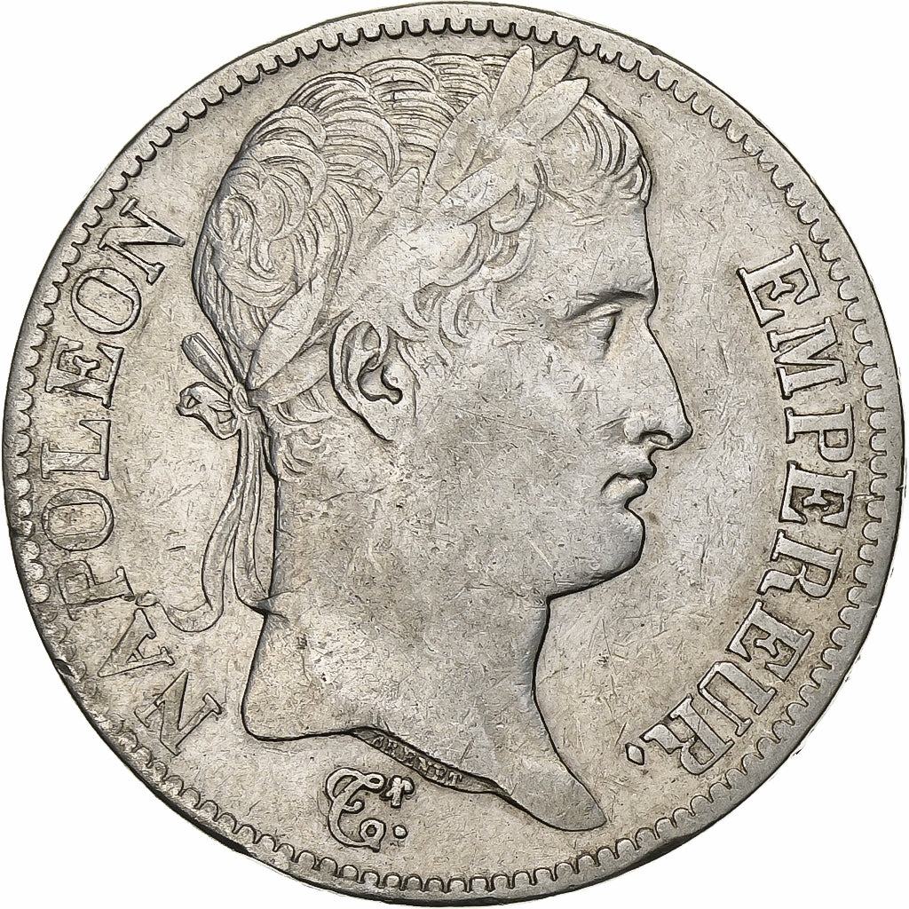 Francja, 5 Francs, Napoléon I, 1811, La Rochelle, Srebro, VF(30-35), KM:694.6