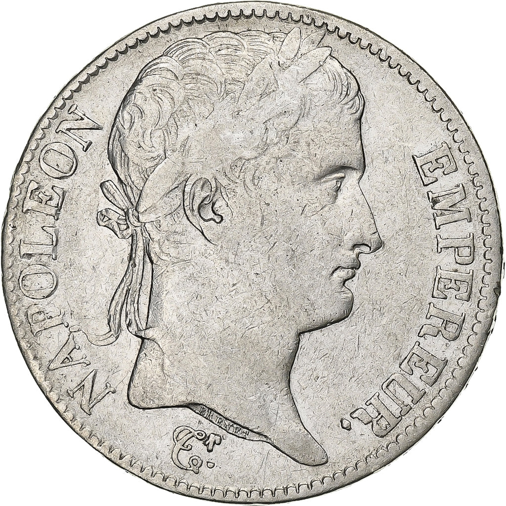 Frankreich, 5 Francs, Napoléon I, 1812, Perpignan, Silber, S+, KM:694.12