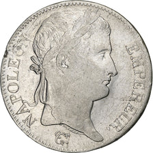 France, 5 Francs, Napoléon I, 1815, Limoges, Période des Cent Jours, Silver, VF
