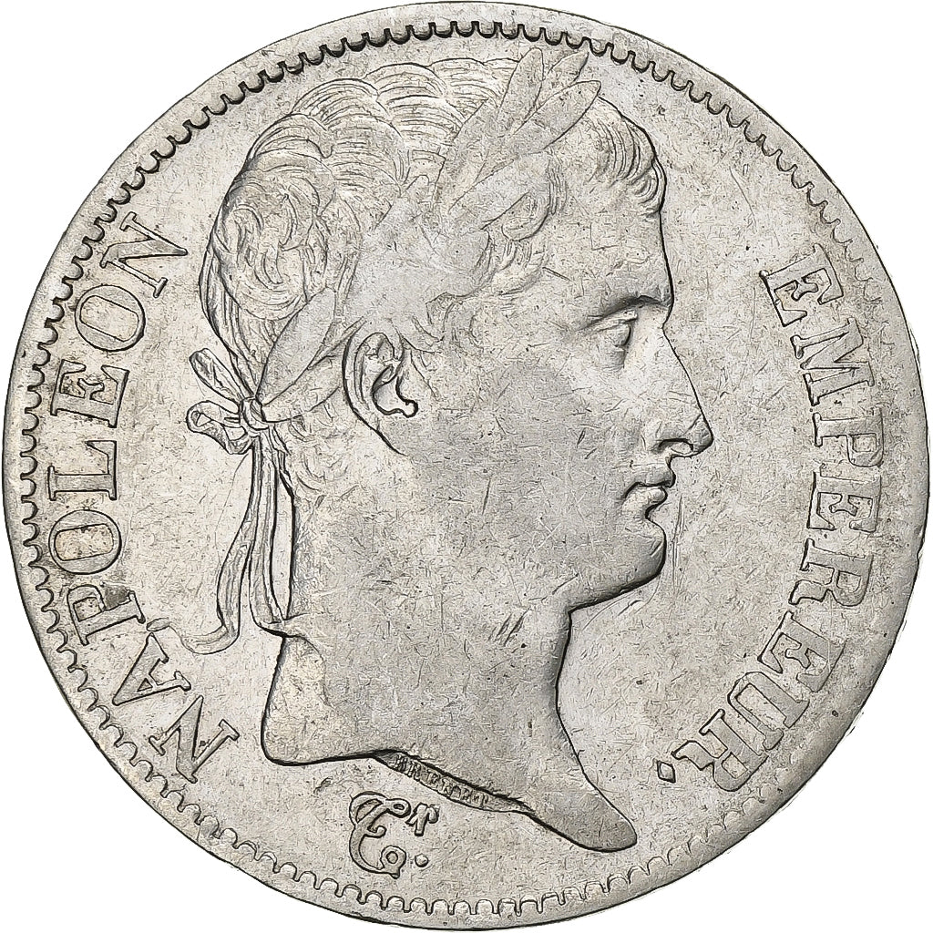 France, 5 Francs, Napoléon I, 1812, Marseilles, Silver, VF(30-35), KM:694.11