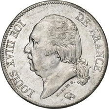 Frankrijk, Louis XVIII, 5 Francs, Louis XVIII, 1824, Paris, Zilver, PR, KM:711.1