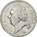 Francia, Louis XVIII, 5 Francs, Louis XVIII, 1819, Rouen, Plata, MBC, KM:711.2