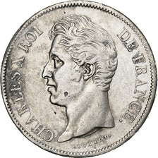 France, 5 Francs, Charles X, 1829, Bayonne, Silver, EF(40-45), KM:728.8