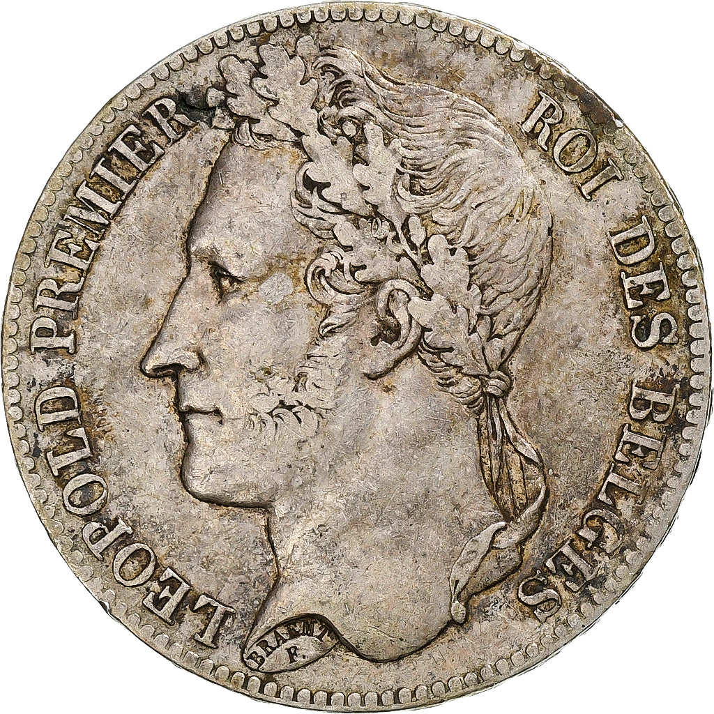 Belgium, Leopold I, 5 Francs, 5 Frank, 1847, Brussels, Silver, VF(30-35), KM:3.2