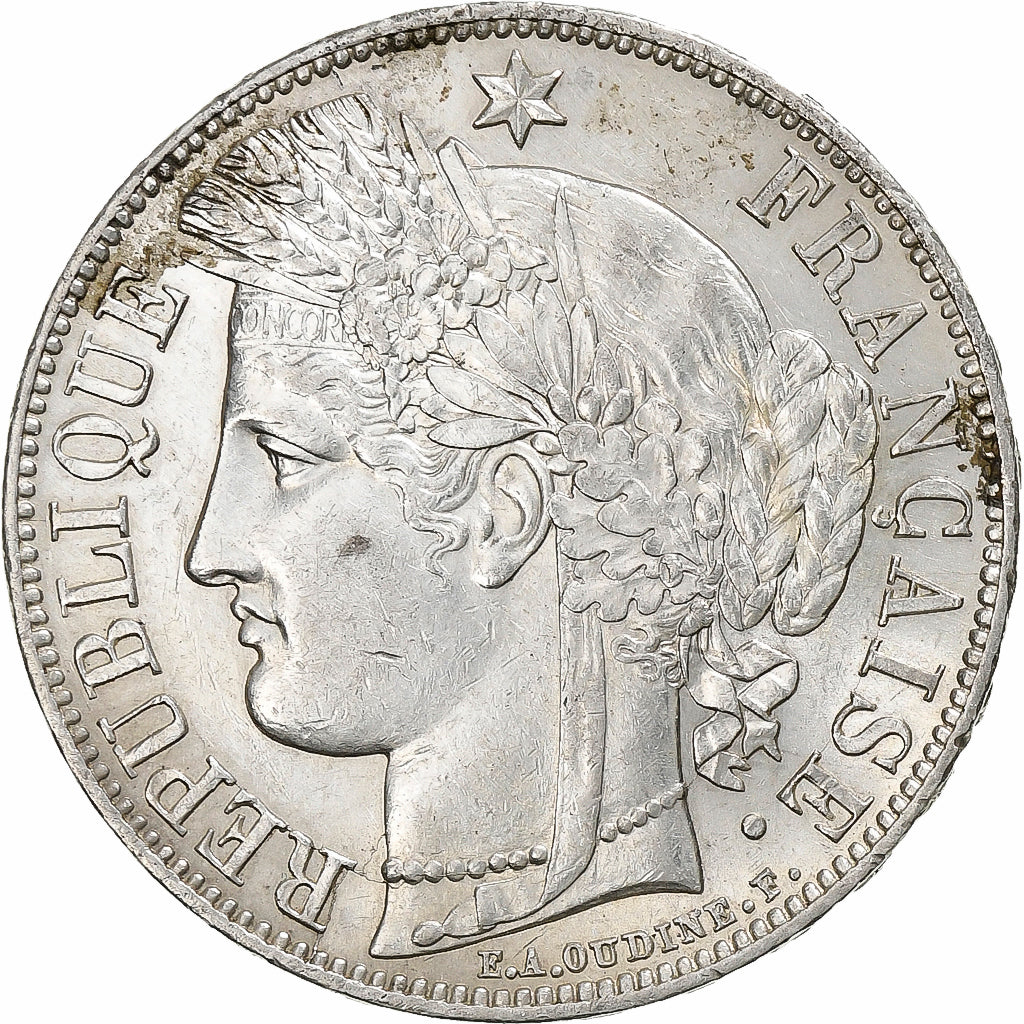 Frankreich, 5 Francs, Cérès, 1851, Paris, Silber, VZ, KM:761.1