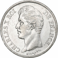 Francia, 5 Francs, Charles X, 1829, Nantes, Plata, MBC, KM:728.12