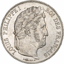Francia, 5 Francs, Louis-Philippe, 1843, Rouen, Argento, BB, KM:749.2
