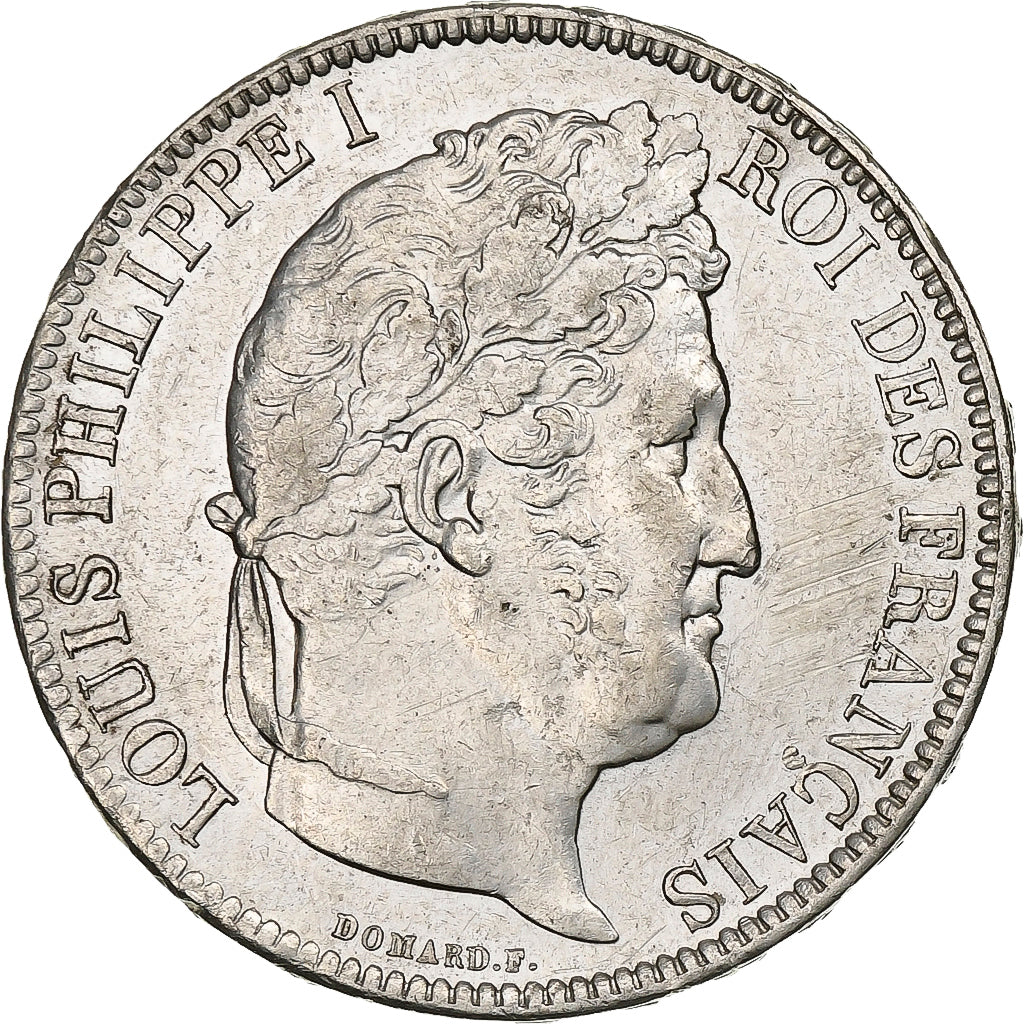 Francia, 5 Francs, Louis-Philippe, 1831, Nantes, Argento, BB, KM:745.12