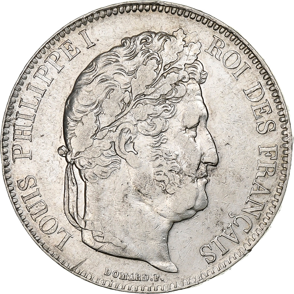 Frankreich, 5 Francs, Louis-Philippe, 1833, Limoges, Silber, S+, KM:749.6