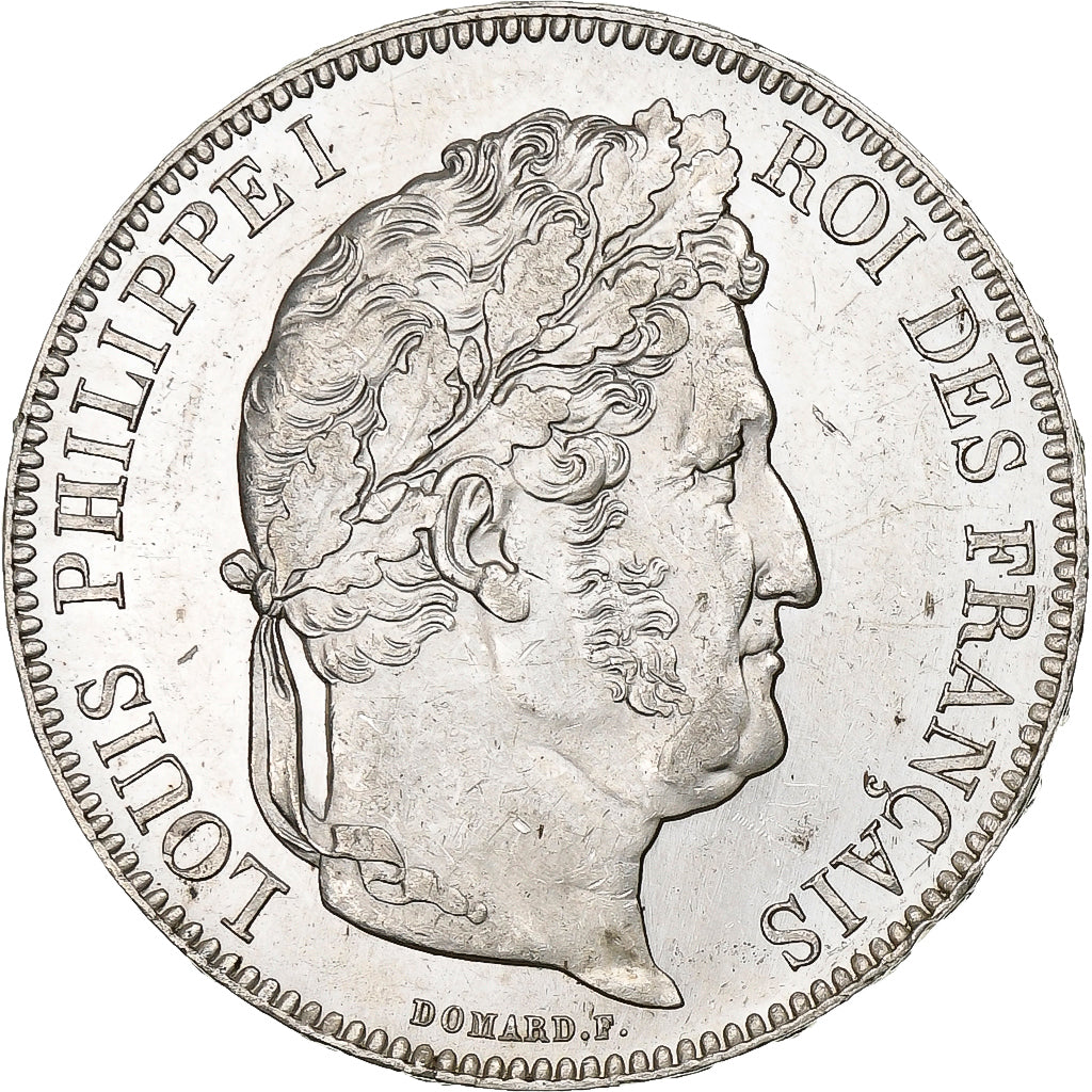 Francia, 5 Francs, Louis-Philippe, 1843, Rouen, Argento, BB, KM:749.2