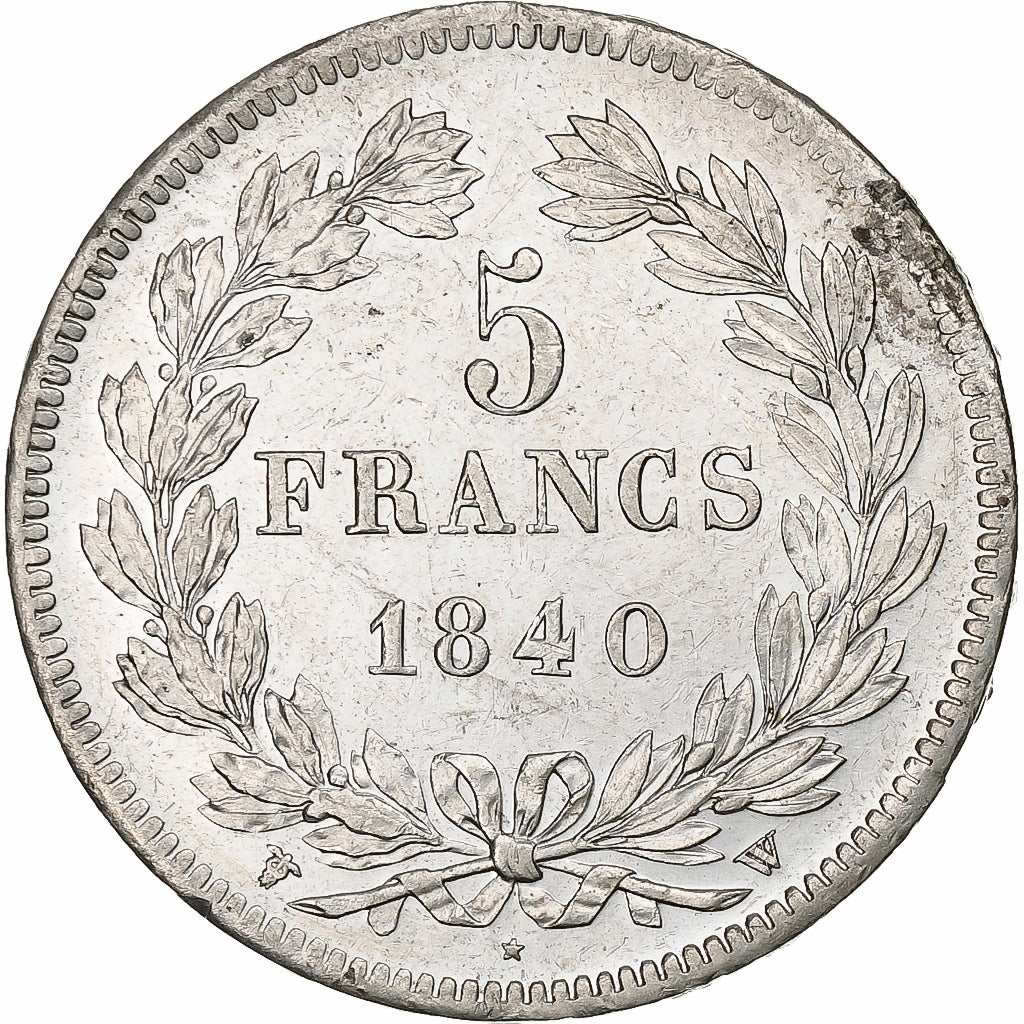 France, 5 Francs, Louis-Philippe, 1840, Lille, Silver, EF(40-45), KM:749.13