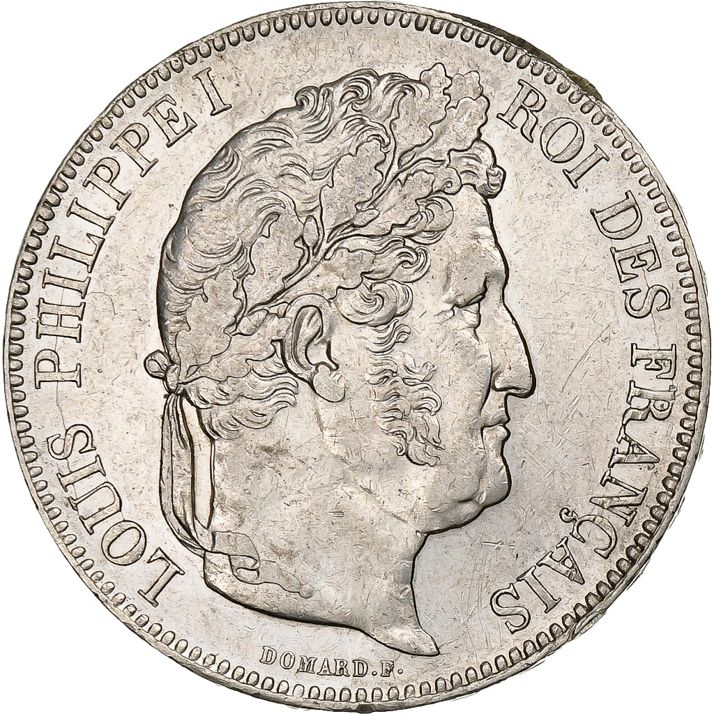 Francia, 5 Francs, Louis-Philippe, 1841, Strasbourg, Argento, BB, KM:749.3