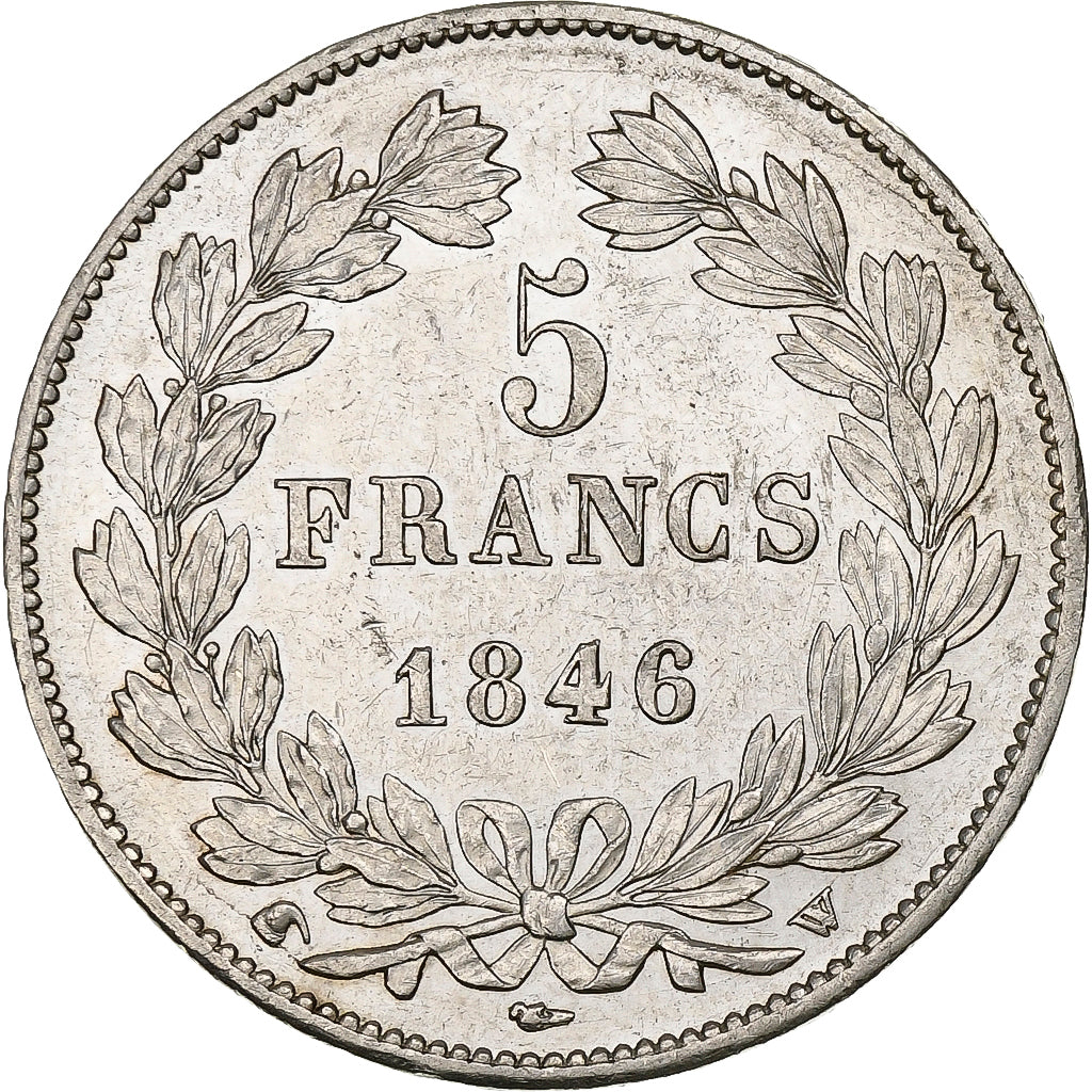 Francia, 5 Francs, Louis-Philippe, 1846, Lille, Argento, BB, KM:749.13