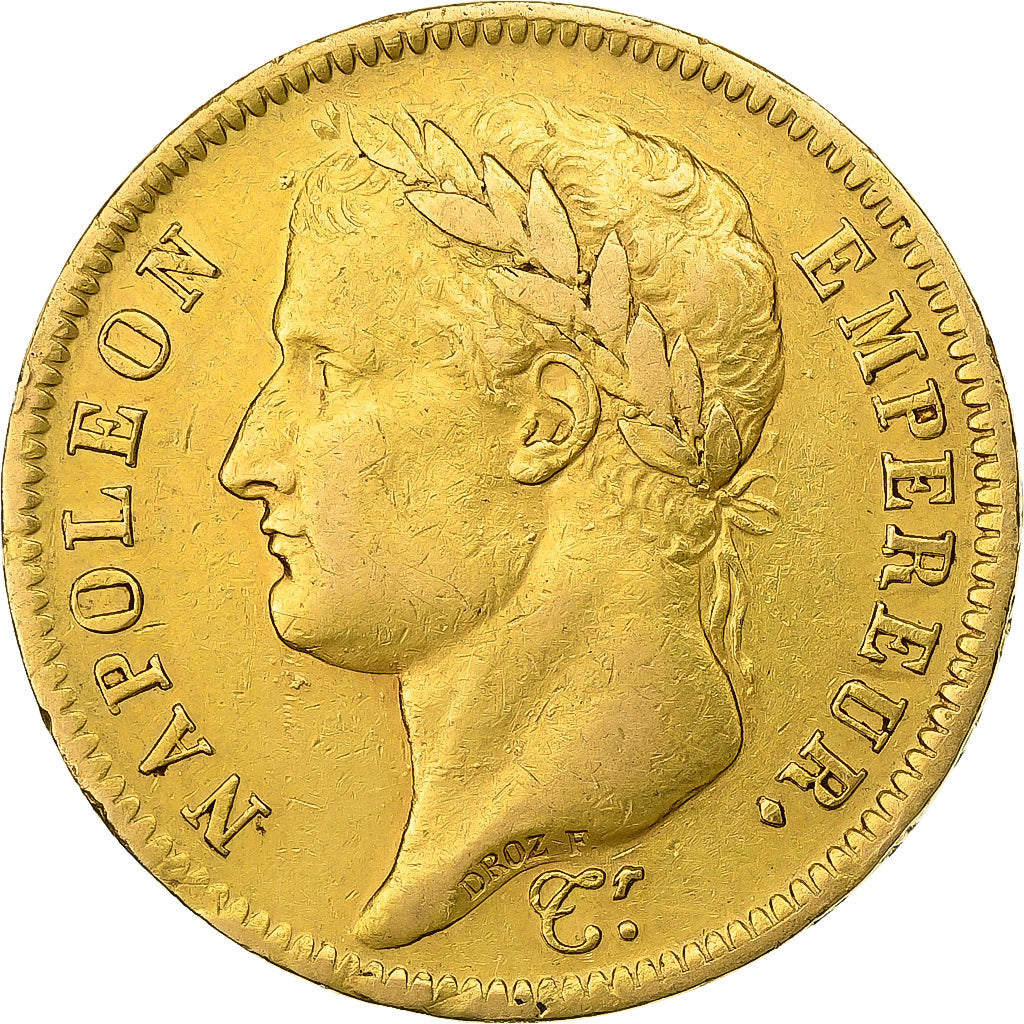 Francia, 40 Francs, Napoléon I, 1811, Paris, Oro, MBC, KM:696.1