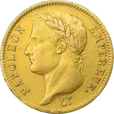 Francia, 40 Francs, Napoléon I, 1811, Paris, Oro, MBC, KM:696.1