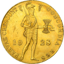 Paesi Bassi, Wilhelmina I, Ducat, 1928, Utrecht, Oro, SPL-, KM:83.1a