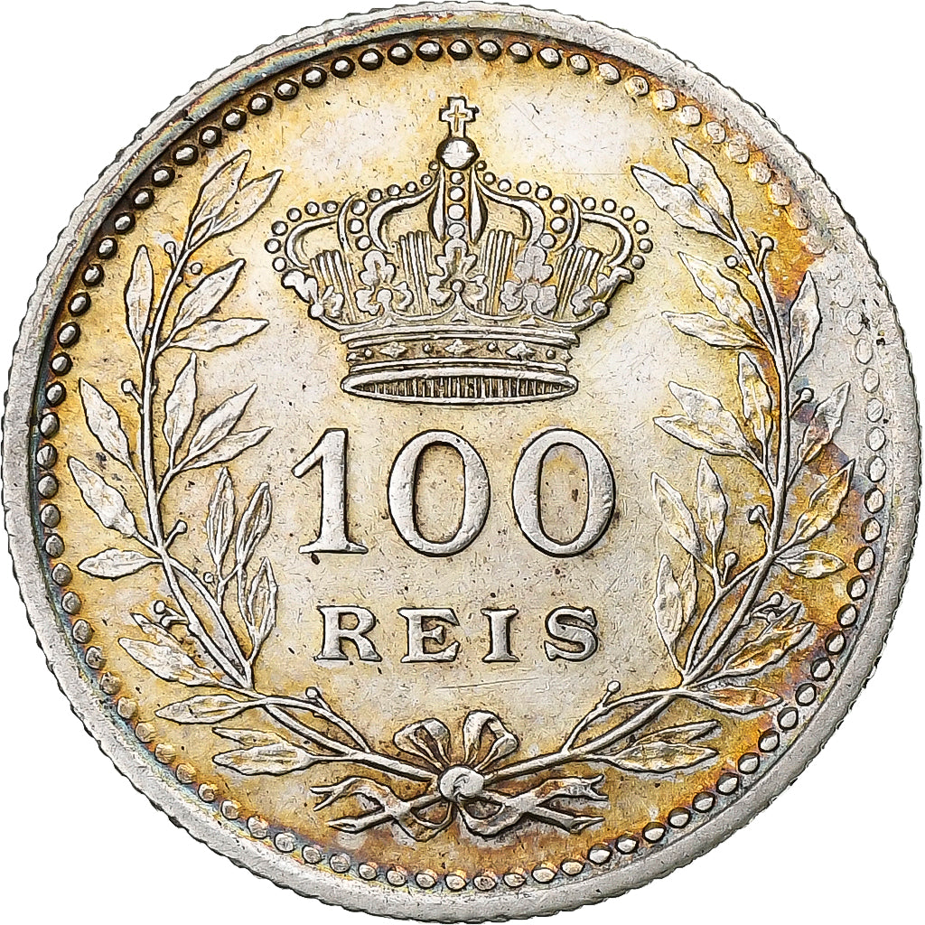 Portugal, Manuel II, 100 Reis, 1910, Argent, SUP, KM:548