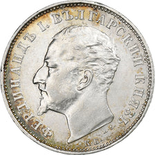 Bulgaria, Ferdinand I, Lev, 1894, Kormoczbanya, Silver, AU(50-53), KM:16