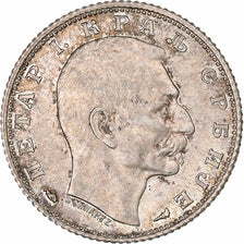 Serbia, Peter I, Dinar, 1915, Paris, Silver, EF(40-45), KM:25.3