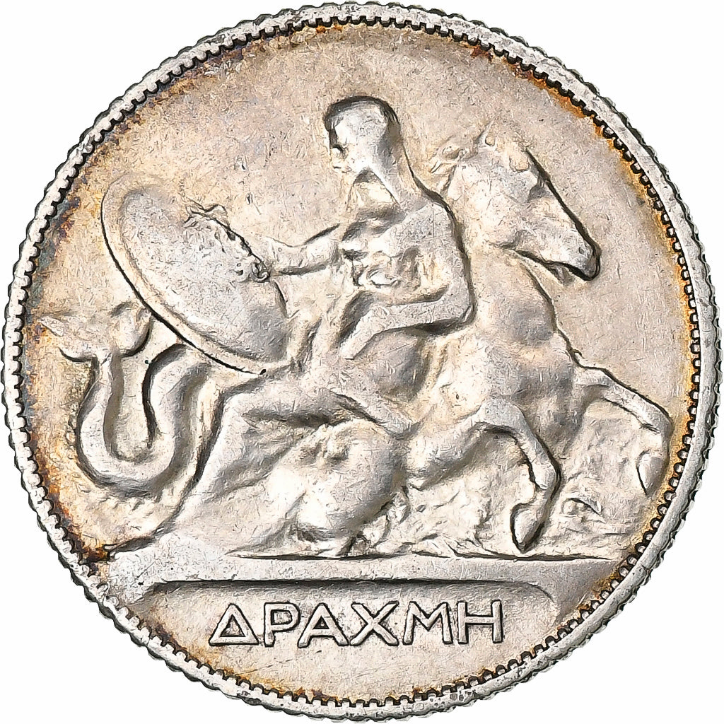 Greece, George I, Drachma, 1911, Paris, Silver, VF(30-35), KM:60