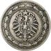 NIEMCY - IMPERIUM, Wilhelm I, 20 Pfennig, 1888, Berlin, Miedź-Nikiel