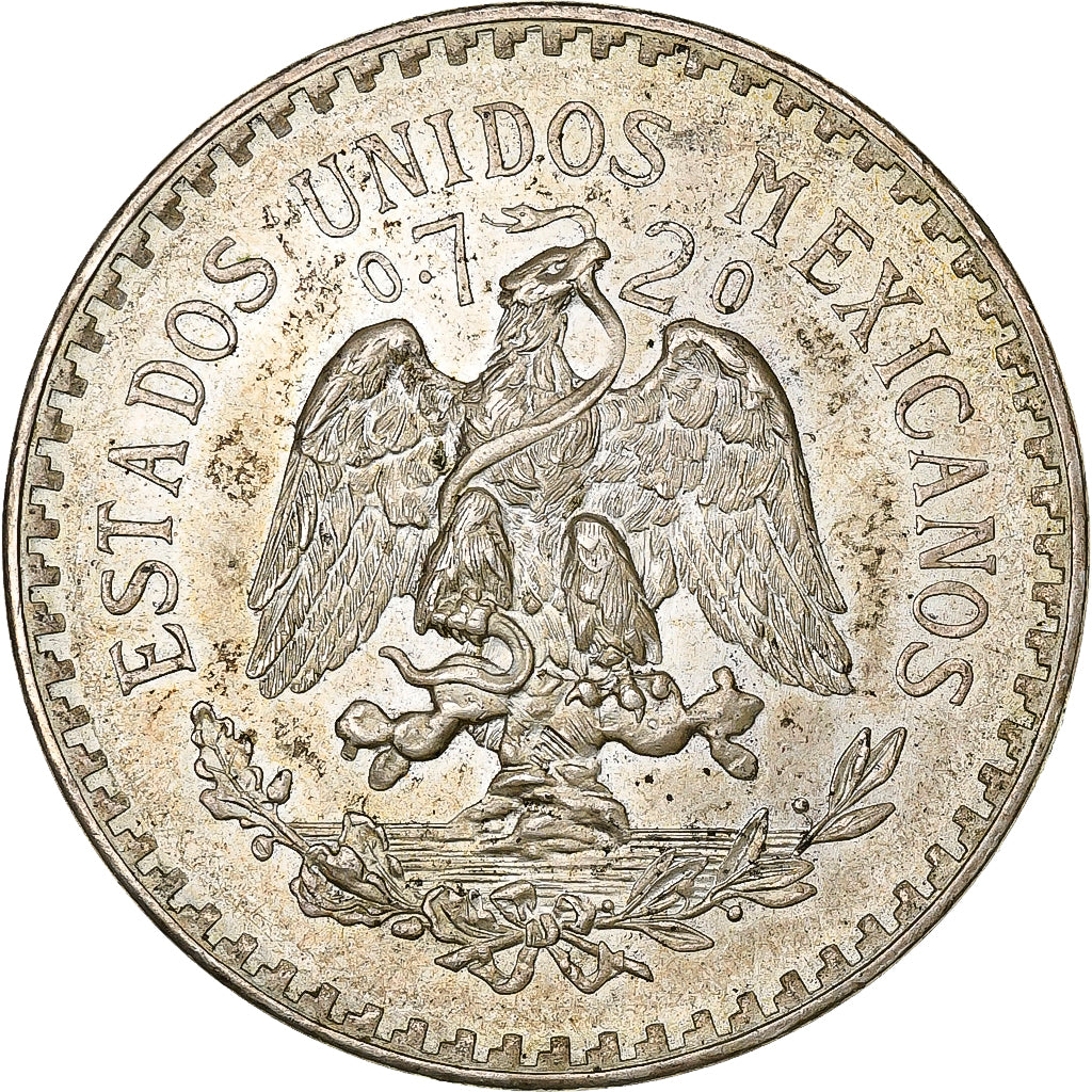 Mexiko, Peso, 1943, Mexico City, Silber, VZ, KM:455