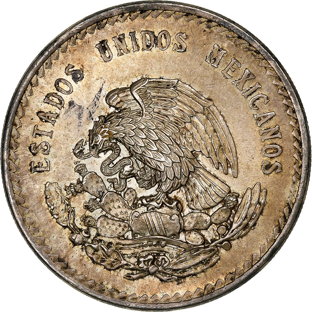 Mexico, 5 Pesos, 1947, Mexico City, Silver, AU(55-58), KM:465
