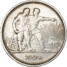 Russland, Rouble, 1924, Silber, SS, KM:90.1