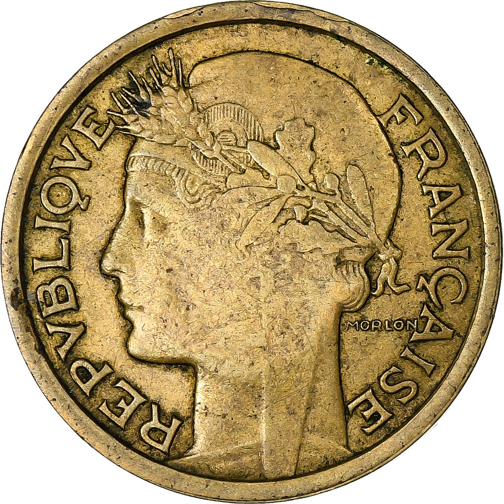 Francia, Franc, Morlon, 1941, Paris, Contremarque, Aluminio - bronce, BC+