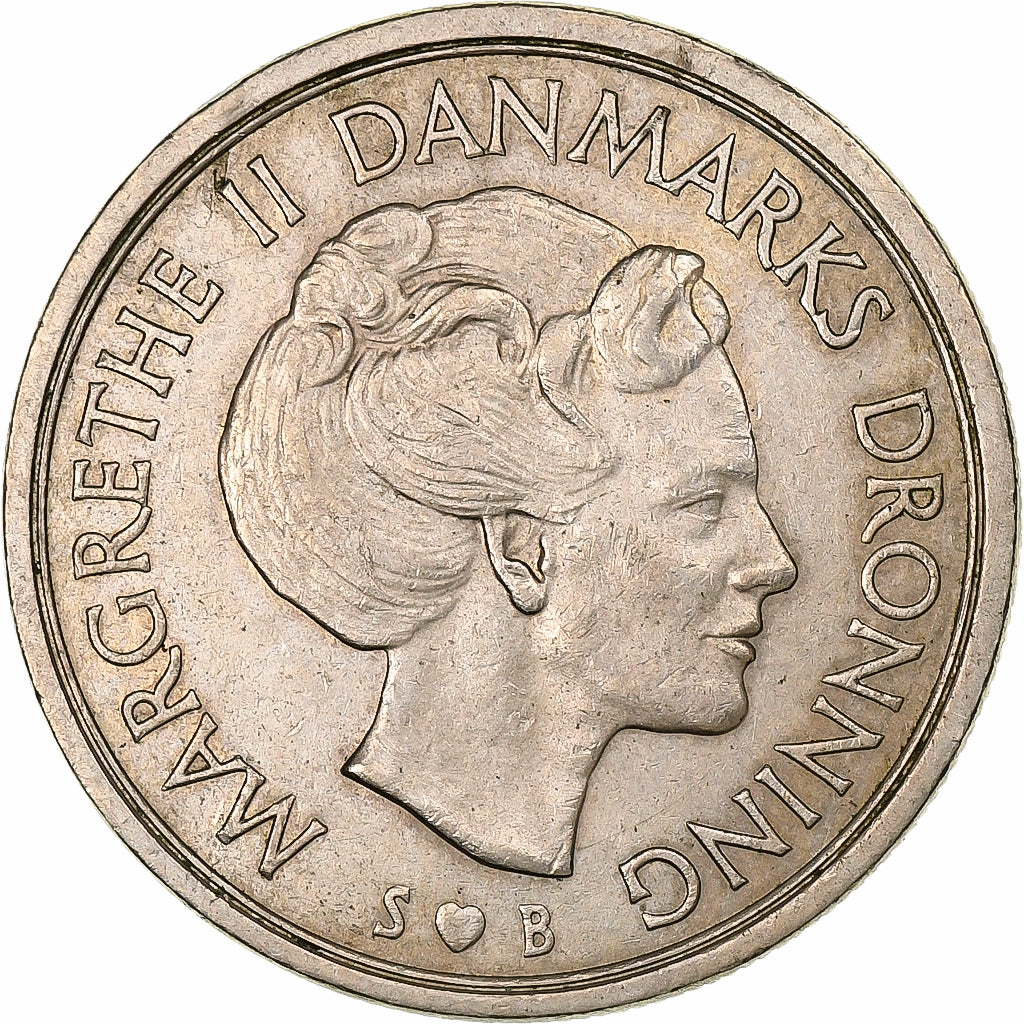 Dinamarca, 5 Kroner, 1976, Copenhagen, Cobre-níquel, EF(40-45)