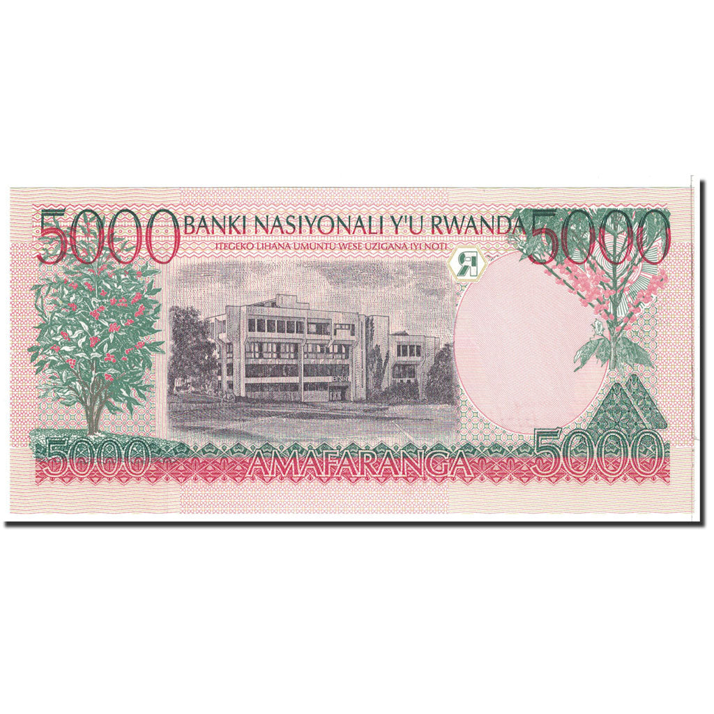 Banknote, Rwanda, 5000 Francs, 1998, 1998-12-01, KM:28a, UNC(65-70)