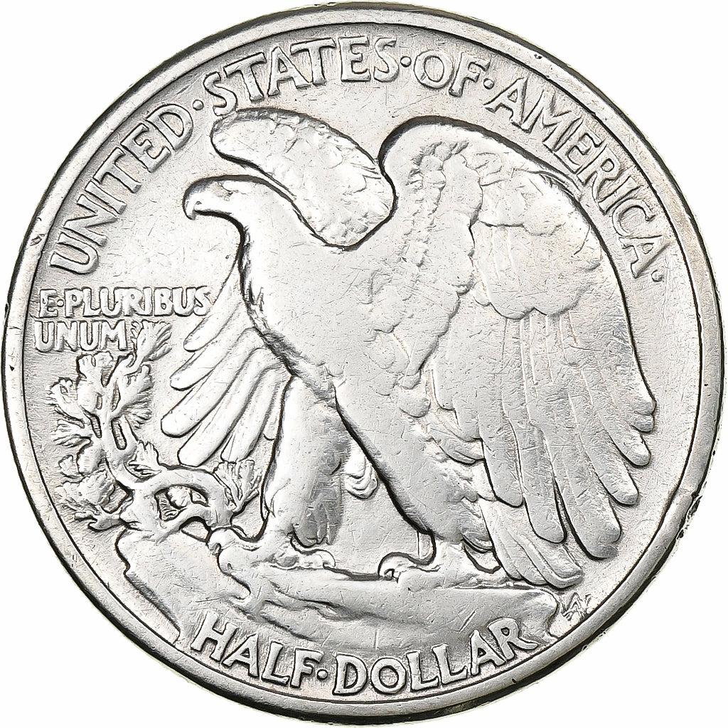 United States, Half Dollar, Walking Liberty Half Dollar, 1944, U.S. Mint