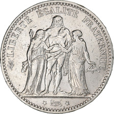 France, 5 Francs, Hercule, 1875, Paris, Silver, EF(40-45), KM:820.1