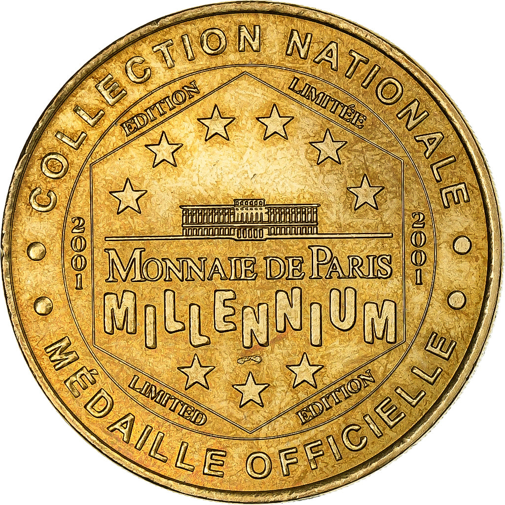 França, medalha, Basilique du Sacré Coeur de Montmartre, 2001, MDP