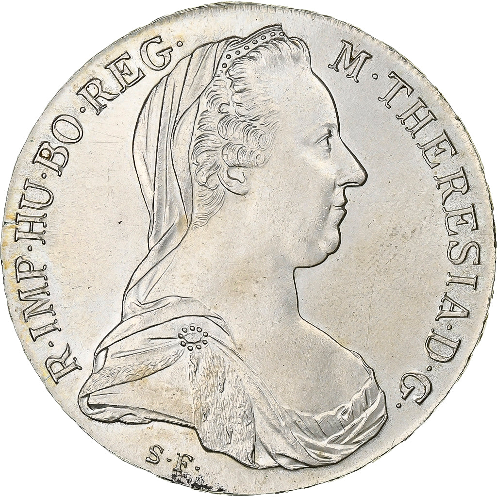 Austria, Maria Theresa, Thaler, 1780, Vienna, Restrike, Silver, MS(60-62)
