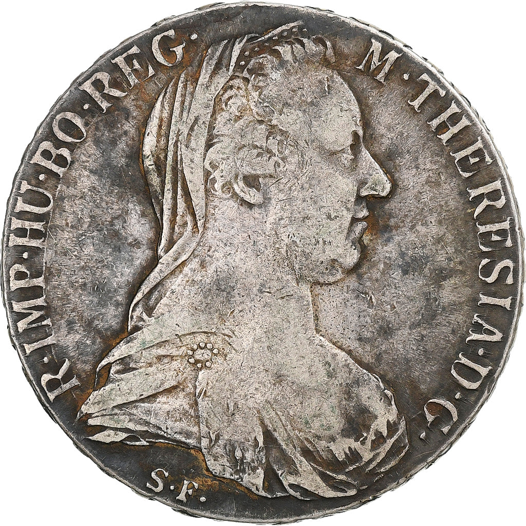 Austria, Maria Theresa, Thaler, 1780, Vienna, Restrike, Silver, VF(30-35)
