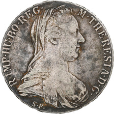 Austria, Maria Theresa, Thaler, 1780, Vienna, Restrike, Silver, VF(30-35)