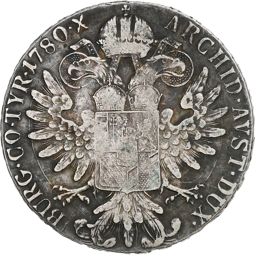 Austria, Maria Theresa, Thaler, 1780, Vienna, Restrike, Silver, VF(30-35)