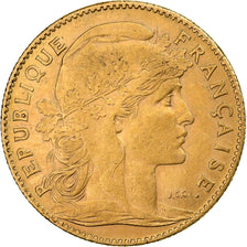 Frankreich, 10 Francs, Marianne, 1911, Paris, Gold, SS, KM:846