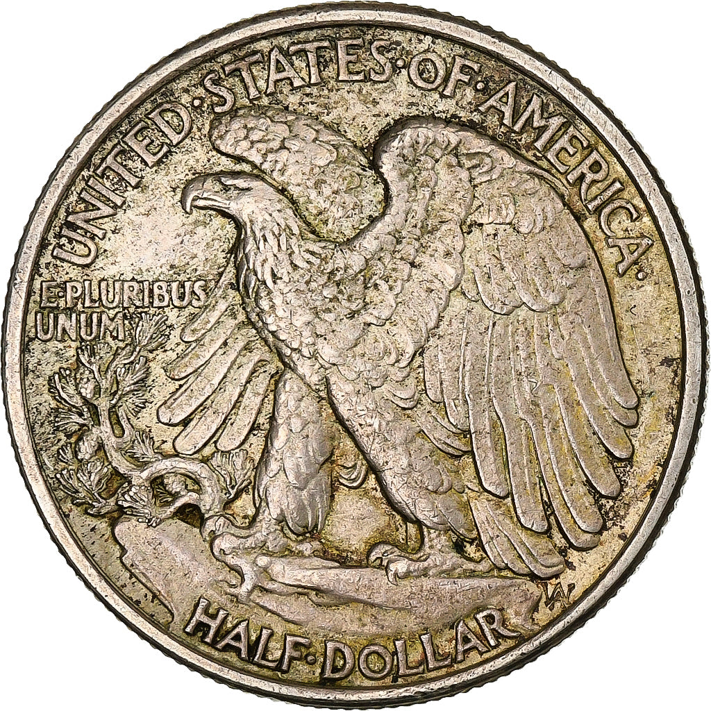 United States, Half Dollar, Walking Liberty Half Dollar, 1942, Philadelphia